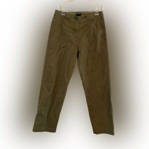 Frank and Oak Women’s Annie Relaxed Pants Olive Green Size 8